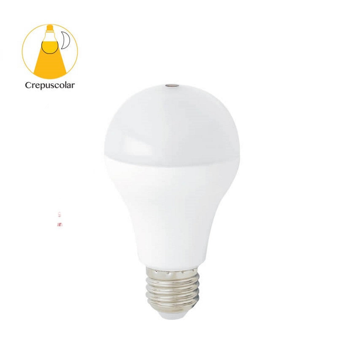 Lampadina LED A60 E27 12W Con Sensore Crepuscolare • Iluminashop Italia