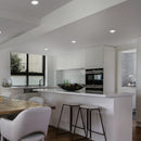 faretto da incasso led tondo bianco orientabile per cucine soggiorno e zona living