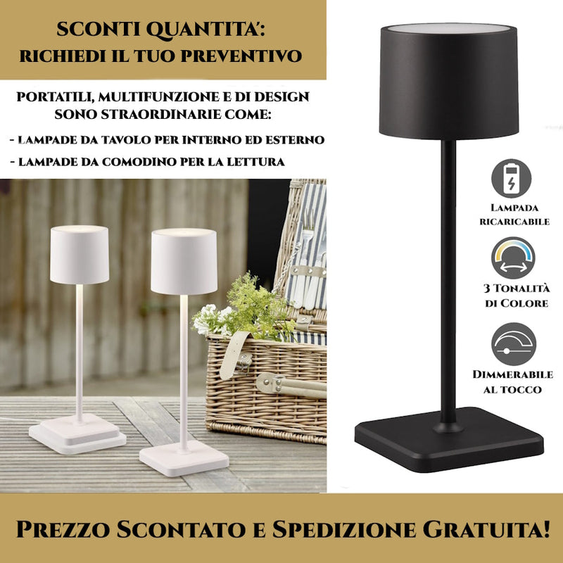 Fernandez | Lampade LED ricaricabili | EnlightenStore