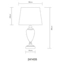 Abat jour E27 diametro 38 cm con interruttore a bilanciere sul cavo e lampadina non inclusa