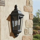 applique da esterno heritage lanterna piatta classica nera antichizzata e27 ip44