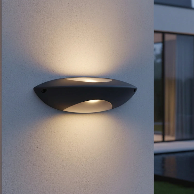 lampada da parete outdoor per hotel ingressi strutture ricettive e spazi professionali