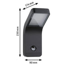 lampada parete esterna con rilevatore di movimento ir 7 5w 500 lumen 3000k 230v