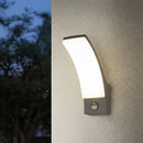 Applique LED da esterno con sensore Arcus 12W 4000K antracite per ingressi accessi e pareti esterne