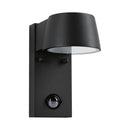 applique capea in alluminio antracite da esterno resistente agli spruzzi d acqua