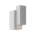 Applique in gesso verniciabile con 4 attacchi GU10 per illuminazione decorativa moderna da parete