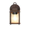 Applique Mirande IP23 con vetro trasparente ideale per ingresso portico veranda e balcone coperto