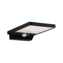 applique solare da esterno solveig con sensore nero led ip44 3000k