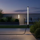 asta luminosa LED con picchetto per sistema Plug & Shine da fissare nel terreno in giardino