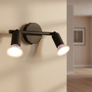 Barra faretti nero opaco per creare luce direzionabile in ingresso corridoio camera cucina o zona di passaggio