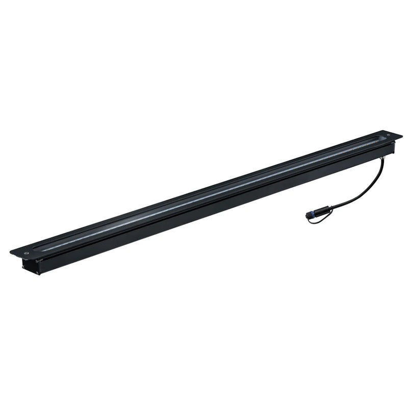 striscia luminosa da incasso a pavimento IP67 8W 3000K antracite per sistema Plug and Shine