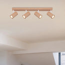 Barra Robby IP20 in colore rosa per illuminazione moderna decorativa e direzionabile in stanze ampie
