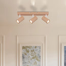 Barra Robby IP20 in colore rosa con illuminazione moderna decorativa e regolabile per interni