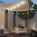 catena luminosa solare con palline LED per dehors ristoranti hotel b b e allestimenti outdoor
