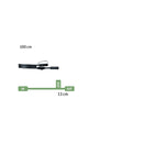 cavo di collegamento nero IP68 lunghezza 1 metro con 2 uscite per sistema Plug & Shine Paulmann