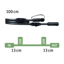 cavo di collegamento nero IP68 lunghezza 1 metro con 3 uscite per sistema Plug & Shine Paulmann