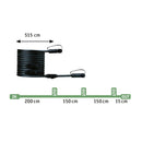 cavo di collegamento nero IP68 lunghezza 5 metri con 4 uscite per sistema Plug & Shine Paulmann