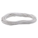 Cavo Isolato per Tesata 12V 20 Metri Ø 2,5 mm Bianco Nero Trasparente
