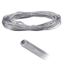 Cavo Isolato per Tesata 12V 20 Metri Ø 2,5 mm Bianco Nero Trasparente
