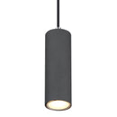 Diffusore cilindrico grafite opaco della lampada Robby per arredare cucina soggiorno ingresso o home office