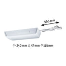 trasformatore per sistemi a cavo con potenza massima 60w e tensione di funzionamento 230 12v grigio