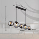 Porry 15869-5H | Lampada a Sospensione | Nero | Globo Lighting