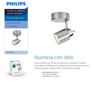 Faretto orientabile Meranti per camera, soggiorno o cucina