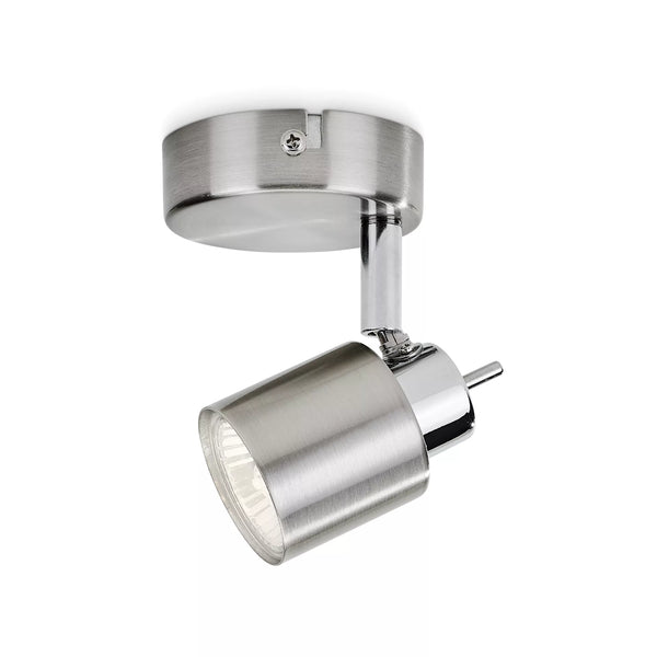Faretto Meranti 1 luce orientabile da soffitto o parete in stile moderno