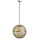 Lampadario in ottone anticato con attacco E27 per cucina o sala da pranzo