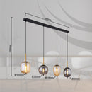 Blacky 15345-4A | Lampadari in Vetro | Globo Lighting