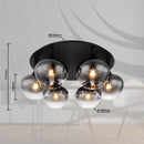 Maxy 15548-6D | Plafoniera Moderna | Illuminazione da Cucina | Globo Lighting