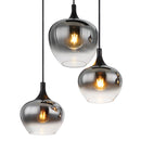 Maxy 15548-6H | Lampadario a Sospensione | Vetri Grigi | Globo Lighting