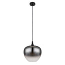 Lampadario moderno Maxy per soggiorno o cucina in vetro fumé