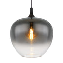 Maxy 15548H1 | Lampadario Nero | Vetro Grigio | Globo Lighting