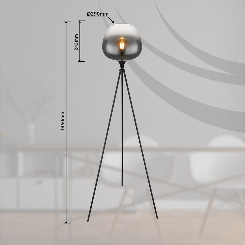 Maxy 15548S1 | Lampada da Terra | Illuminazione Moderna | Globo Lighting