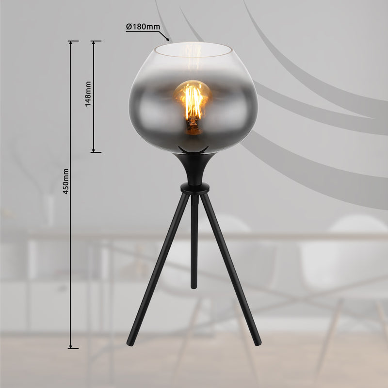 Maxy 15548T1 | Lampada da Tavolo | Illuminazione da Ufficio | Globo Lighting