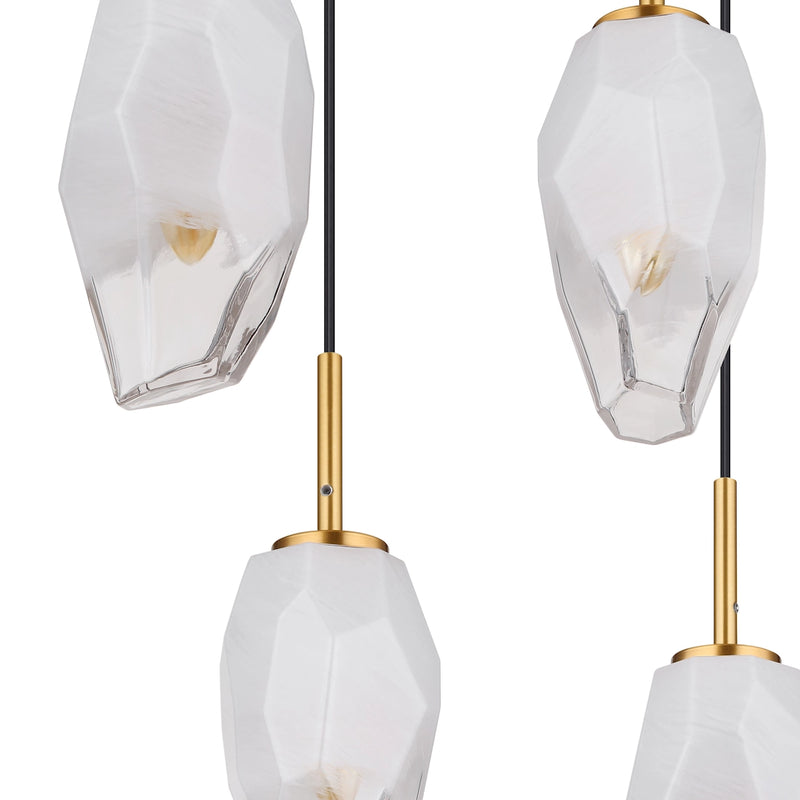 Barcley 15787-6H | Lampadario in Vetro | Globo Lighting