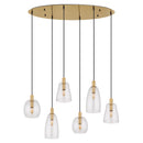 GARRI 15789-6HM | Lampadario Classico | Oro Ottone