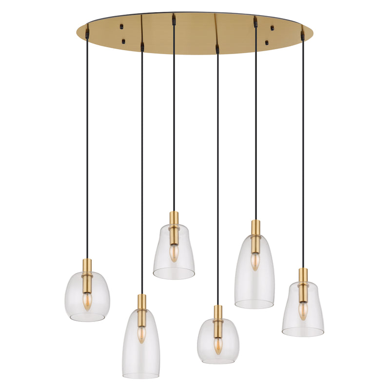 GARRI 15789-6HM | Lampadario Classico | Oro Ottone