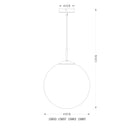 Varus 15863 | Lampadario Moderno | Globo Lighting