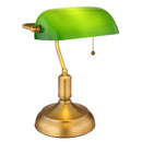 Lampada da tavolo classica banchiera con catenella