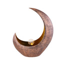 luce solare da giardino con vetro crackle LED caldo 3000K