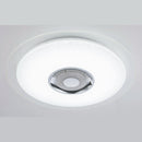 Plafoniera musicale smart Bluetooth bianca con telecomando