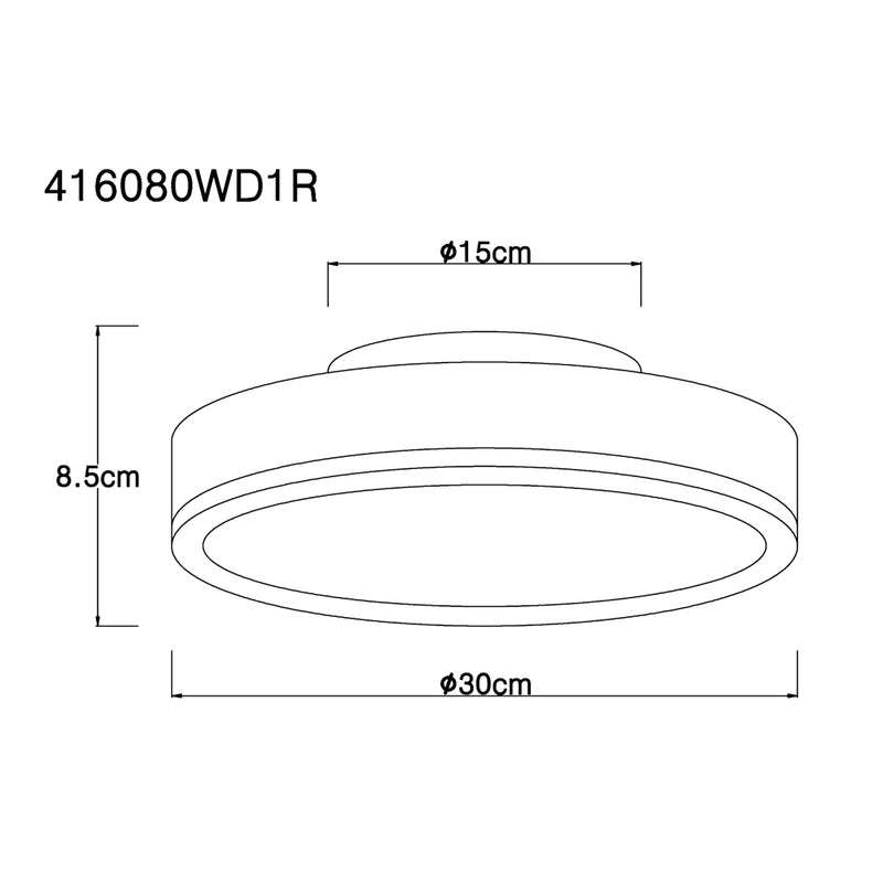 Doro 416080WD1R | Plafoniere Moderne LED | Globo Lighting
