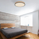 Doro 416080WD2R Plafoniera in MDF effetto legno e alluminio grafite con LED 24W 3000K



