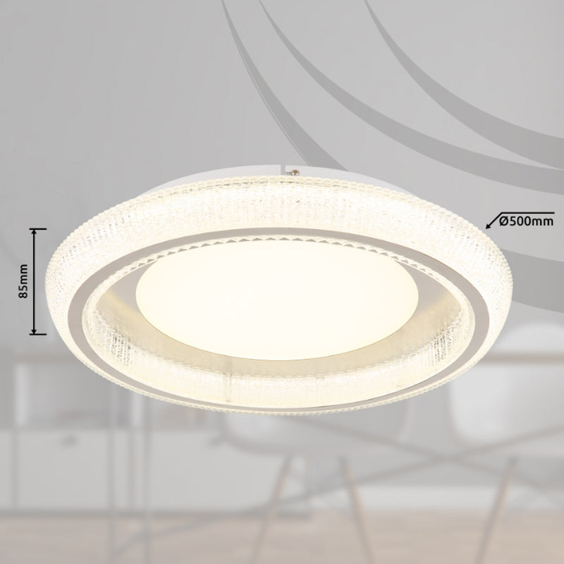 Sharper 48375-45 | Plafoniera LED CCT | Lampade moderne | Globo Lighting