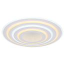 plafoniera intelligente dimmerabile bianca e cromata