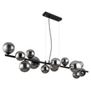 Riha 56133-13H | Lampadario 13 Luci | Stile Moderno Nero | Globo Lighting