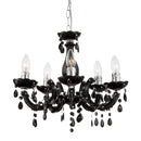 Cuimbra 63110-5 | Lampadario Nero | Globo Lighting