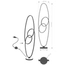 Piantana LED Spira | Nero | Globo Lighting 